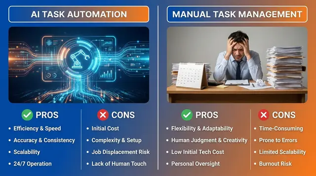 AI Task Automation vs Manual Task Management: Which Approach Boosts Productivity in 2026?