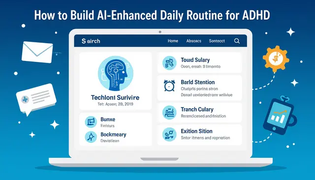 How to Build an AI-Enhanced Daily Routine for ADHD (2026 Guide)