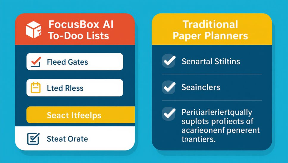 Paper Planner vs Digital: FocusBox AI vs Traditional Paper Planner vs Digital: FocusBox AI vs Traditional