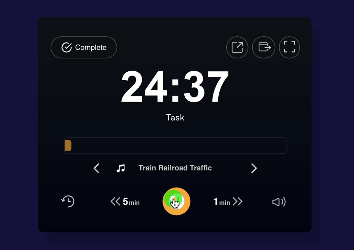Enhance Your Focus with Ease: Changing Ambient Sounds with Ease