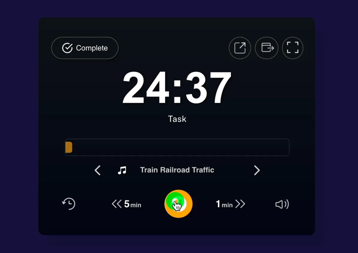 Enhance Your Focus with Ease: Changing Ambient Sounds with Ease