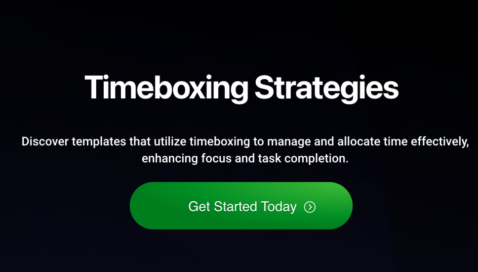 Best 7 Timeboxing Templates in 2024