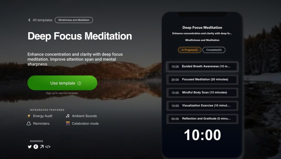 Top 9 Free Mindfulness and Meditation Templates for 2025